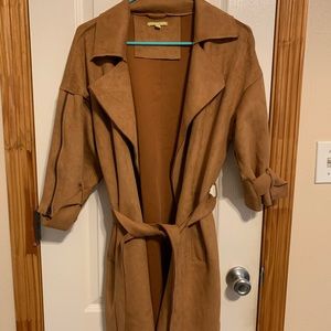 Gianni Bini faux leather duster